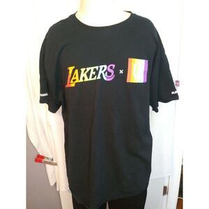 LBGTQ Pride LAKERS x U T-shirt ‎ XL Rainbow letters